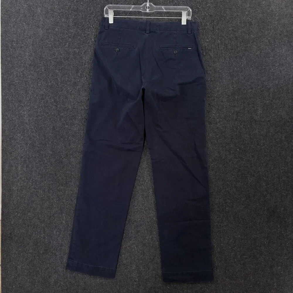 Polo Ralph Lauren Pants Men's 30x32 Navy Blue Classic Fit Chino Casual Preppy